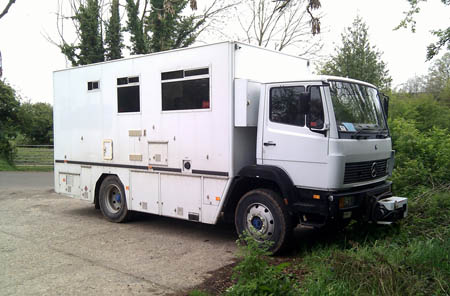 Police dive rescue vehicle camper conversion